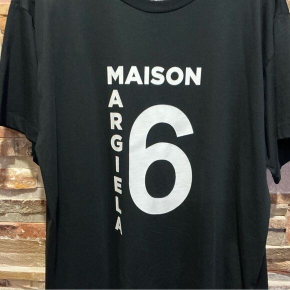 Maison Margiela MM6 Alphanumeric Printed T-Shirt - Picture 4 of 7